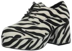 Ellie Shoes Herren 312 Pimp Plattform, Zebra, Small von Ellie Shoes
