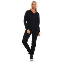 EloModa Freizeitanzug Damen Jogginganzug Freizeitanzug Hausanzug Anzug, S M L XL 2XL (2-tlg) von EloModa