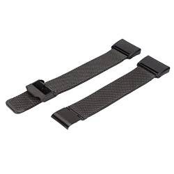 Smartwatch-Bandersatz, Edelstahl-Mesh-Material-Armbänder Zubehör für Redmi Watch 2 für Mi Watch Lite 2(Schwarz) von Elprico