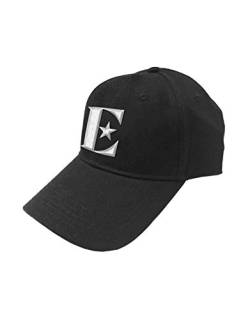 Elton John Baseball Cap Weiß E Logo Captain Fantastic offiziell Schwarz One Size von Elton John