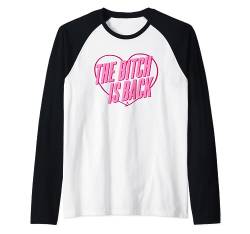 Elton John Offizielles Herz "The Bitch Is Back" Raglan von Elton John