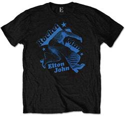 Elton John 'Rocketman Jump' (Black) T-Shirt (x-Large) von Elton John