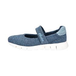 Elwin Shoes Damen Karma Slipper, Blue/Light Blue, 38 EU von Elwin Shoes