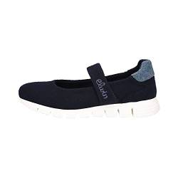 Elwin Shoes Damen Karma Slipper, Dark Blue/Blue, 38 EU von Elwin Shoes