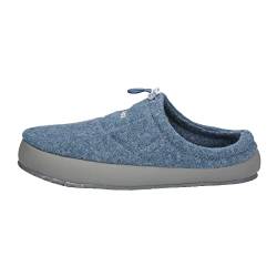 Elwin Shoes Damen Merlin Slipper, Blue/Grey, 37 EU von Elwin Shoes