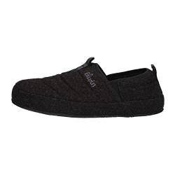 Elwin Shoes Herren Merlin Slipper, Black, 42 EU von Elwin Shoes