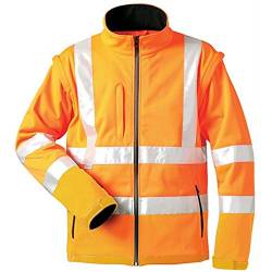 Elysee Herren Warnschutzsoftshell Jacke Orange XL von Elysee