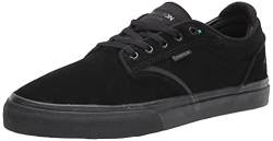 Emerica Dickson Herren Vulc Skate Schuh Low Top, schwarz / schwarz, 45 EU von Emerica
