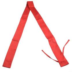 Schützende Angelrutenhülle, feine Verarbeitung, zuverlässig und langlebig, ein Muss für jeden Angelausflug, Lila, Schwarz, Rot (Rot) von Emiif