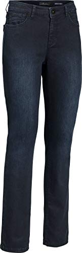 Emilia Parker Damen Superstretch Jeans in Dunkelblau, mit geradem Beinverlauf, Bequeme Jeanshose mit Stretch, praktische Five-Pocket-Ausführung, Damenbekleidung, Gr. 18-46 von Emilia Parker