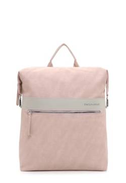 Emily & Noah Rucksack E&N Bonnie 64346 Damen Rucksäcke Material Mix rose 650 von Emily & Noah