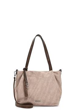 Emily & Noah Shopper E&N Elke 62791 Damen Handtaschen Uni sand kombi 429 von Emily & Noah