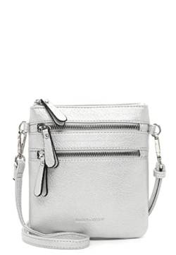 Emily & Noah Umhängetasche E&N Emma 60392 Damen Handtaschen Uni shinysilver 842 von Emily & Noah