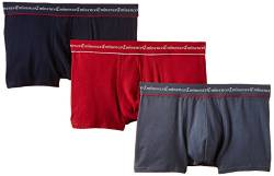 Eminence Business, Herren-Boxershorts, Mehrfarbig (Marine/Rouge/Anthrazit), X-Large, 3er-Pack von Eminence