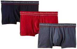 Eminence Business, Herren-Boxershorts, mehrfarbig (Marine/Rouge/Anthrazit), groß, 3er-Pack von Eminence