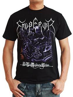 Emperor - - Männer Im Nightside T-Shirt in Schwarz, X-Large, Black von Emperor