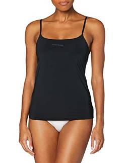 Emporio Armani Underwear Damen Top Basic Bonding Microfiber T-Shirt, Black, L von Emporio Armani Underwear
