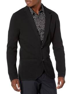 Armani Exchange A|X Herren-Blazer aus Baumwolle, Schwarz, L von Emporio Armani