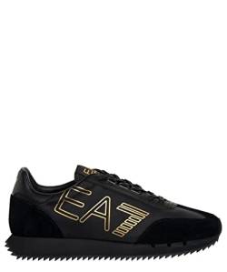 EA7 Black & White Vintage Sneakers Herren - 42 2/3 von Emporio Armani