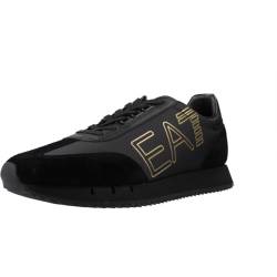 EA7 Black & White Vintage Sneakers Herren - 44 von Emporio Armani