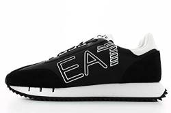 EA7 Black & White Vintage Sneakers Herren - 46 von Emporio Armani