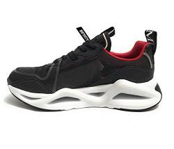 EA7 EMPORIO ARMANI Sneaker Running Training Ecopelle/Tessuto Nylon Black/red US23EA12 X8X143 41 1/3 von Emporio Armani