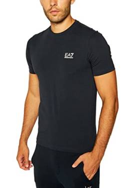 EA7 T-Shirt für Herren, Blau, 8NPT52, Blau XXL von Emporio Armani