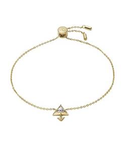 EMPORIO ARMANI Armband Für Frauen Sentimental, Innenlänge: 160+30mm, Größe Anhänger: 10X9mm Gold-Edelstahl-Armband, EGS2899710 von Emporio Armani