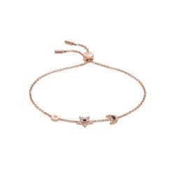 EMPORIO ARMANI Armband Für Frauen Sentimental, Innenumfang: 160-235mm, Charms Größe: 7mm Rose Gold Messing Armband, EGS2960221 von Emporio Armani