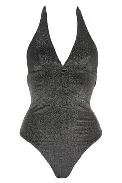 EMPORIO ARMANI Einteilige Damen-Badeanzüge aus Lurex, SCHWARZ, M von Emporio Armani