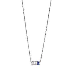 EMPORIO ARMANI Halskette für Frauen Sterling Silber Komponenten Halskette, Länge: 350mm+70mm, Breite: 10mm, Höhe: 5.5mm, EG3578040 von Emporio Armani
