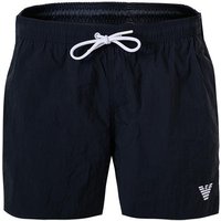 EMPORIO ARMANI Herren Badeshorts blau Mikrofaser unifarben von Emporio Armani