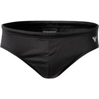 EMPORIO ARMANI Herren Badeslip schwarz Mikrofaser von Emporio Armani