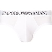 EMPORIO ARMANI Herren Slip weiß Baumwolle unifarben von Emporio Armani