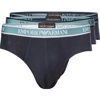 EMPORIO ARMANI Herren Slips blau Baumwolle unifarben von Emporio Armani
