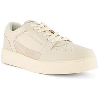 EMPORIO ARMANI Herren Sneaker beige Glattleder von Emporio Armani