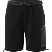 EMPORIO ARMANI Herren Sweatshorts schwarz Baumwolle von Emporio Armani