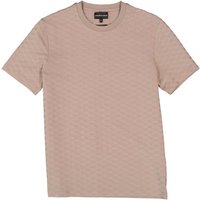 EMPORIO ARMANI Herren T-Shirt beige Baumwolle von Emporio Armani