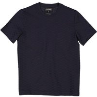 EMPORIO ARMANI Herren T-Shirt blau Baumwolle von Emporio Armani