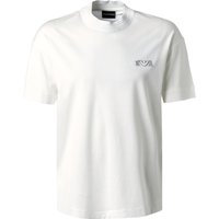 EMPORIO ARMANI Herren T-Shirt weiß Baumwolle von Emporio Armani