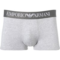 EMPORIO ARMANI Herren Trunk grau Baumwolle unifarben von Emporio Armani