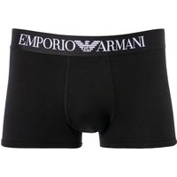 EMPORIO ARMANI Herren Trunk schwarz Baumwolle unifarben von Emporio Armani