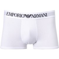 EMPORIO ARMANI Herren Trunk weiß Baumwolle unifarben von Emporio Armani