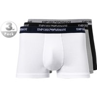 EMPORIO ARMANI Herren Trunks grau Baumwolle unifarben von Emporio Armani