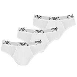 Emporio Armani CC715 Brief Herren Slips 3er Pack XXL Weiss (16510) von Emporio Armani