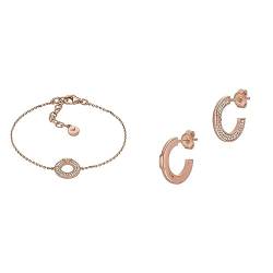 Emporio Armani Damen Components Armband und Ohrringe - Rose Gold-Tone Sterling Silber von Emporio Armani