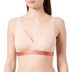 Emporio Armani Damen Emporio Armani Women's Bralette With Removable And Iconic Microfiber Padded Bra, Nude, M EU von Emporio Armani