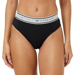 Emporio Armani Damen Emporio Armani Women's High Waist Iconic Logoband Briefs, Schwarz, S EU von Emporio Armani