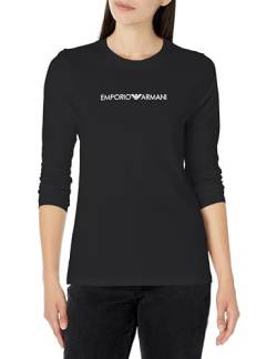 Emporio Armani Damen Emporio Armani Women's T-shirt Iconic Logoband T Shirt, Schwarz, S EU von Emporio Armani