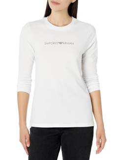 Emporio Armani Damen Emporio Armani Women's T-shirt Iconic Logoband T Shirt, Weiß, XL EU von Emporio Armani
